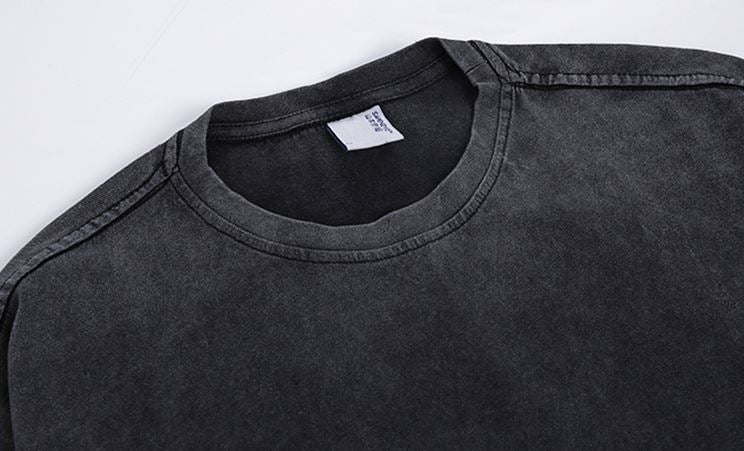 RT No. 547 OVERSIZE WASHED GREY SHIRT