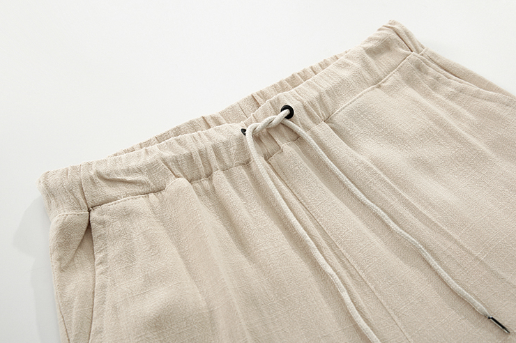 RT No. 1748 LINEN ANKLE WIDE PANTS