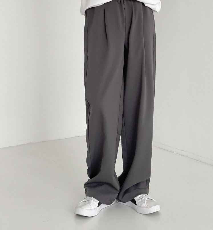 RT No. 5136 WIDE STRAIGHT DRAWSTRING PANTS