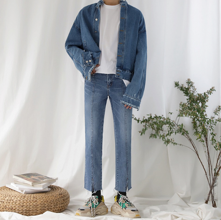 RT No. 2602 RECONSTRUCTED SLIT JEANS