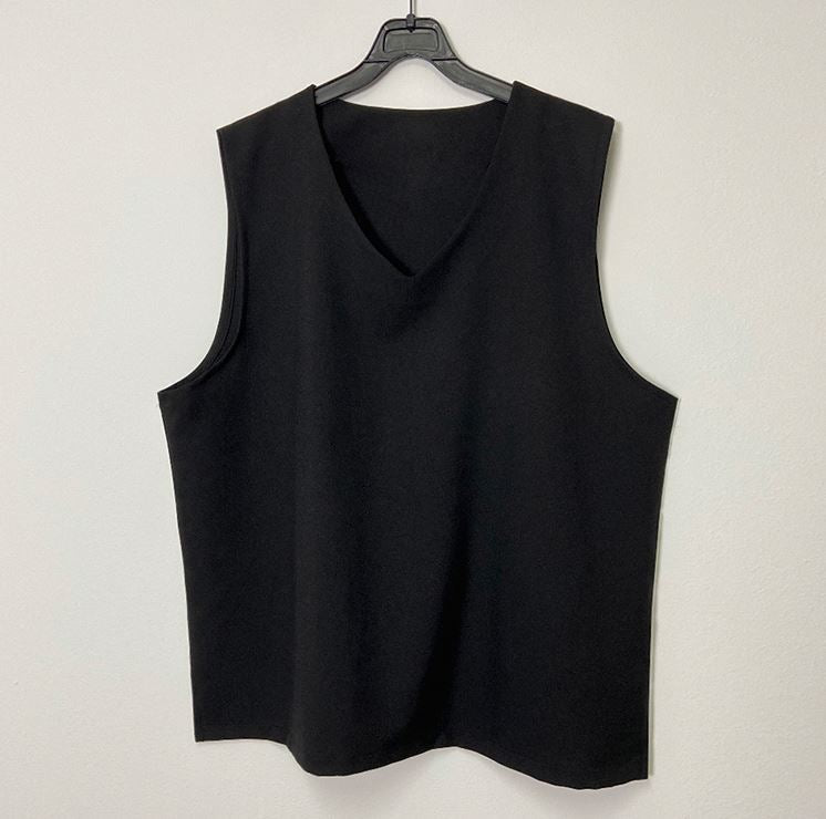 RT No. 5123 BLACK SLEEVELESS VEST