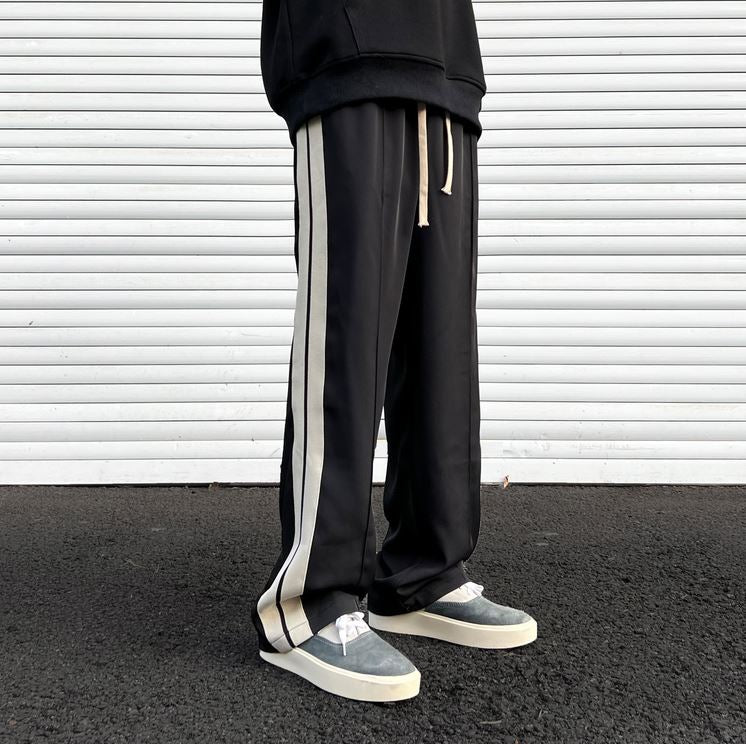 RT No. 5211 STRIPED STRAIGHT SWEATPANTS