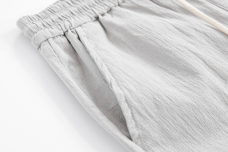 RT No. 1747 DRAWSTRING LINEN SHORTS