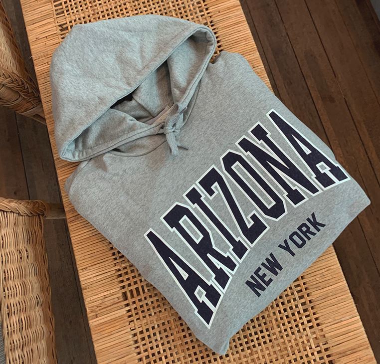 RT No. 5274 ARIZONA LETTERED HOODIE