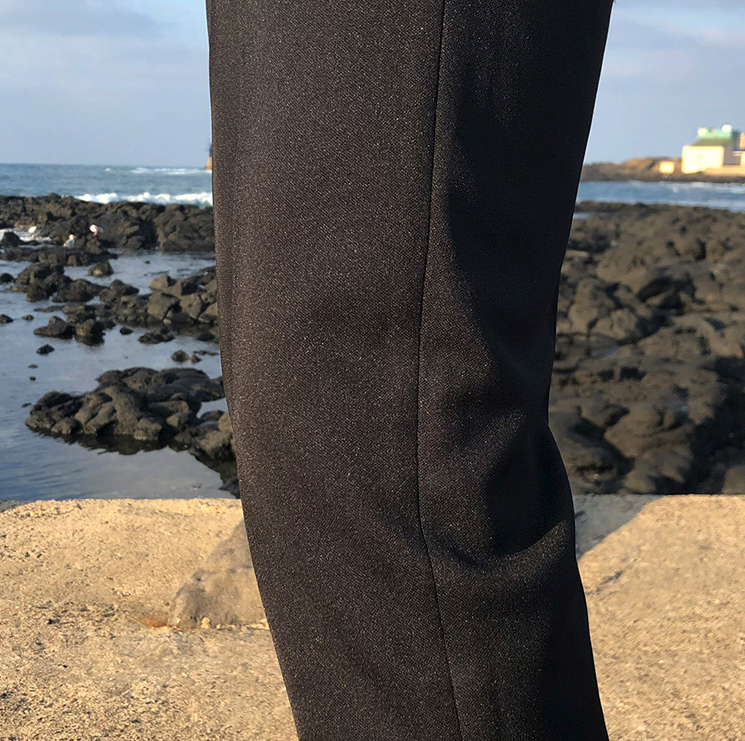 RT No. 4045 BLACK SLIM FIT PANTS