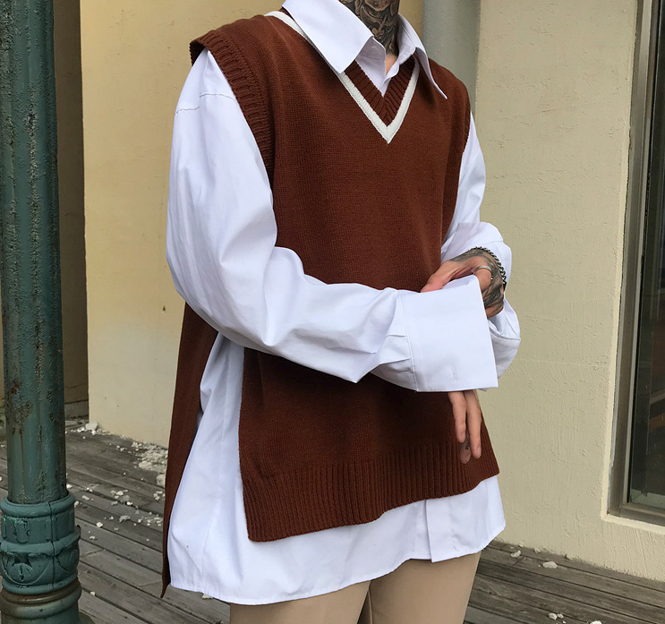 RT No. 2819 LOOSE BASIC COLLAR SHIRT