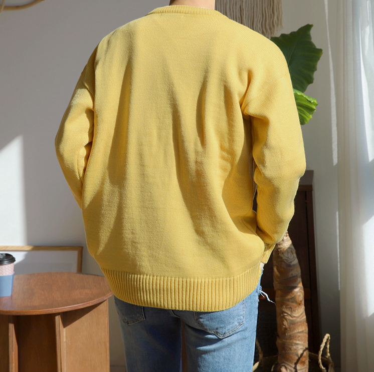 RT No. 3395 ROUND NECK KNITTED SWEATER