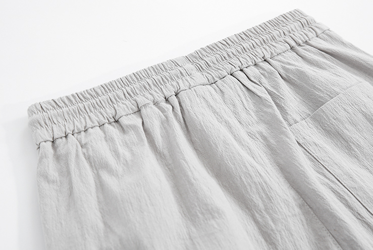 RT No. 1747 DRAWSTRING LINEN SHORTS