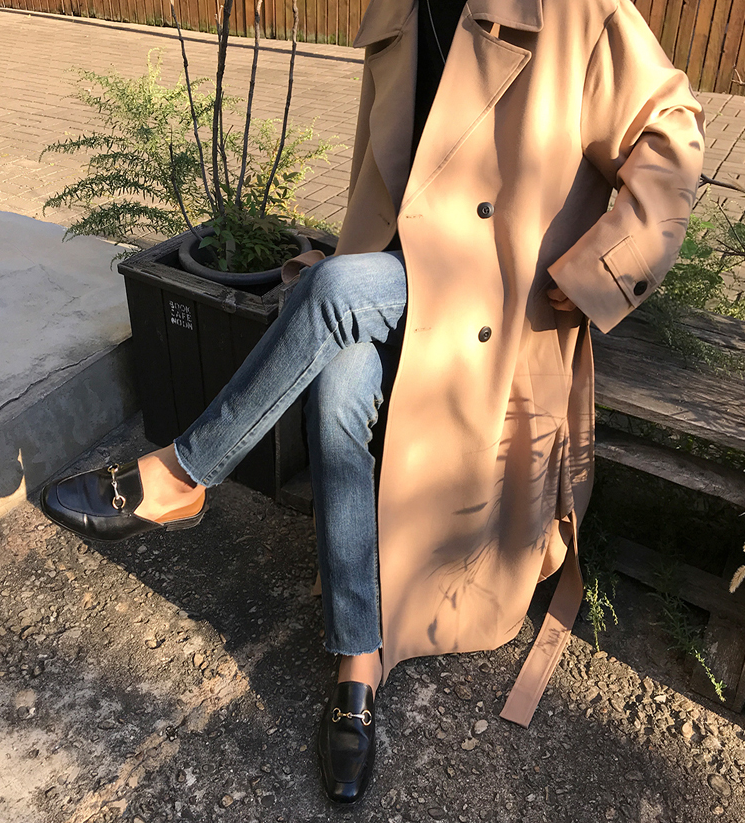 RT No. 2791 BELT TRENCH COAT