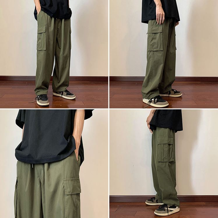 RT No. 5151 WIDE STRAIGHT CARGO PANTS