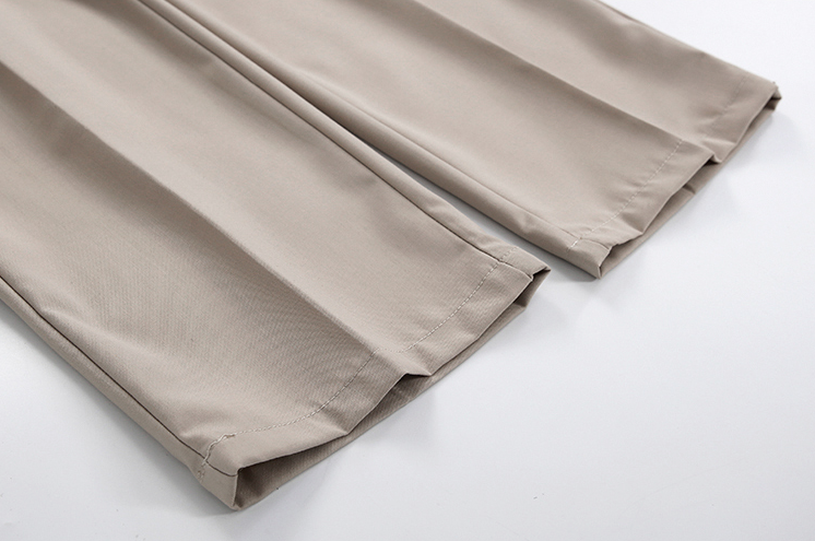 No. 4000 DRAPE STRAIGHT WIDE PANTS