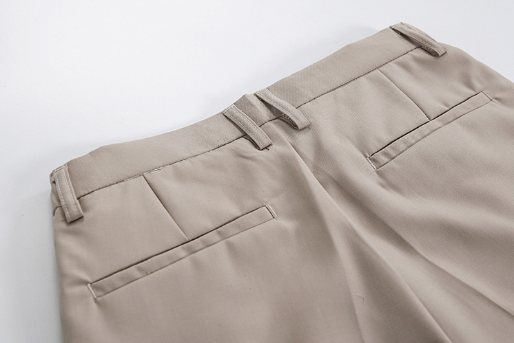 No. 4000 DRAPE STRAIGHT WIDE PANTS