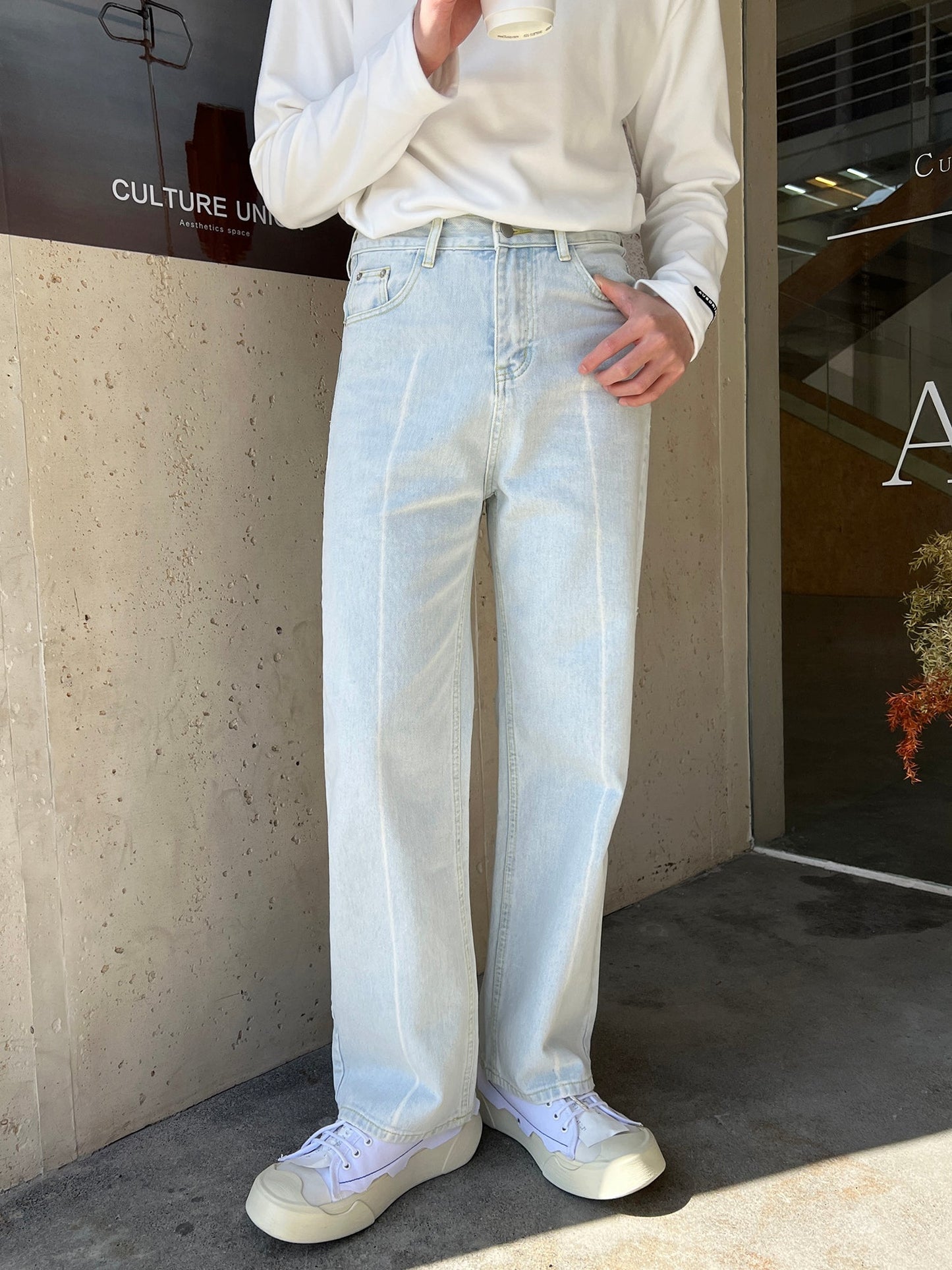 RT No. 4107 LIGHT BLUE STRAIGHT JEANS