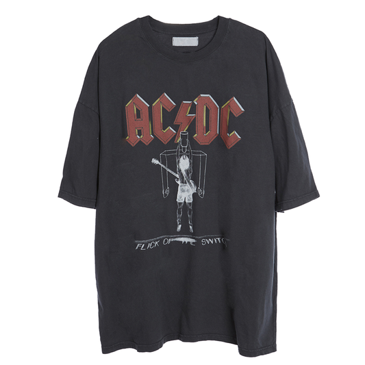 RT No. 2081 ACDC OVERSIZE GRAPHIC TEE