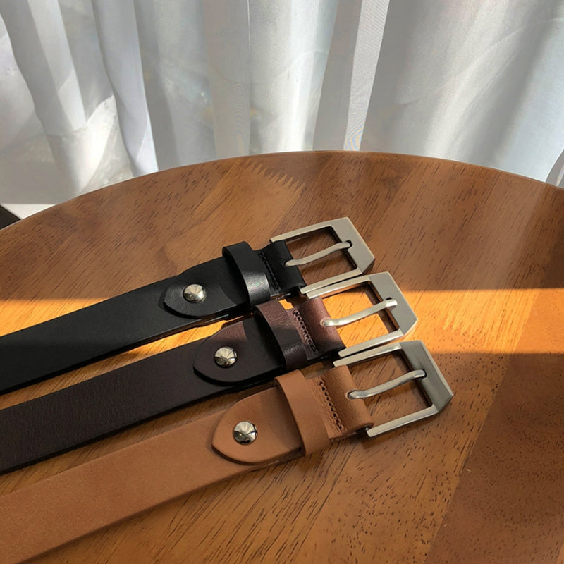 RT LEATHER BUCKLE BELT 02