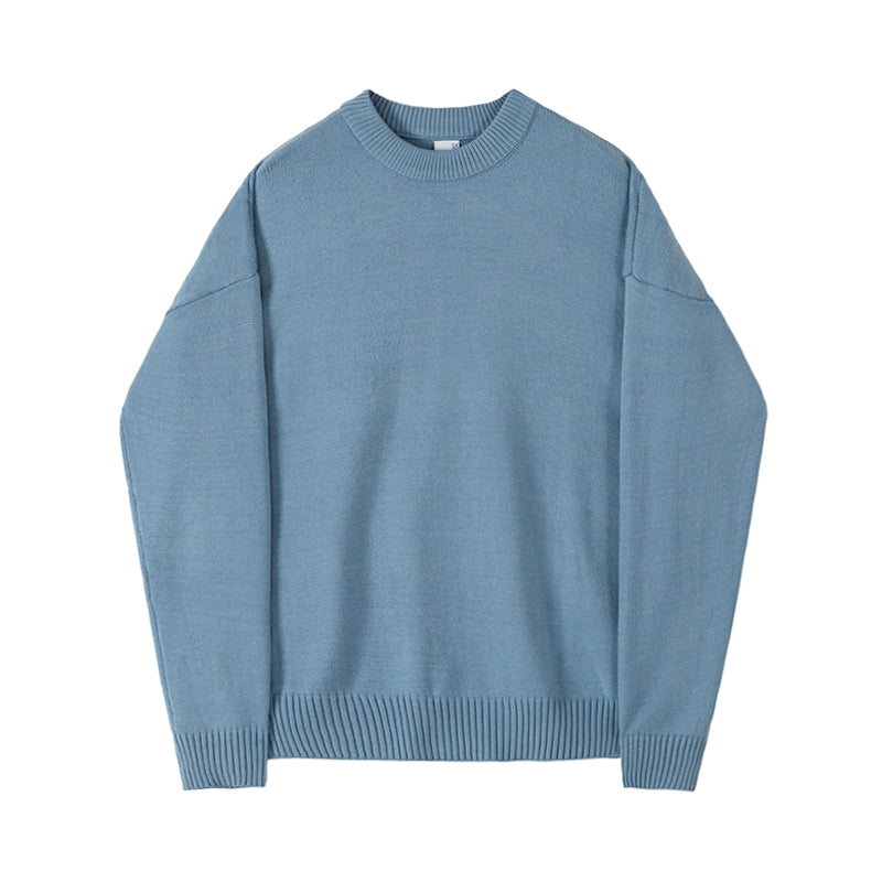 RT No. 3395 ROUND NECK KNITTED SWEATER