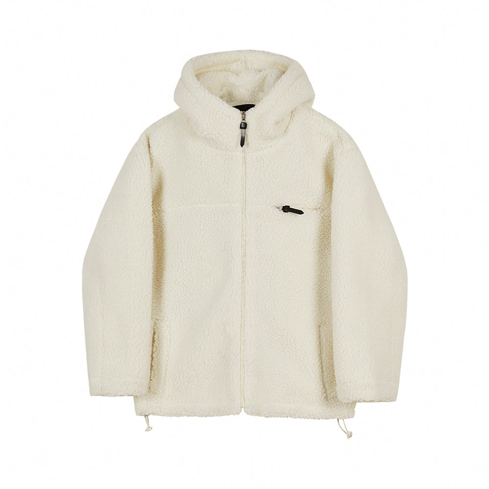 No. 3562 WOOLEN FLEECE ZIP-UP HOODED JK