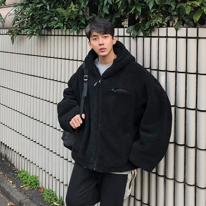 RT No. 5041 WOOLEN FLEECE HOODED JK