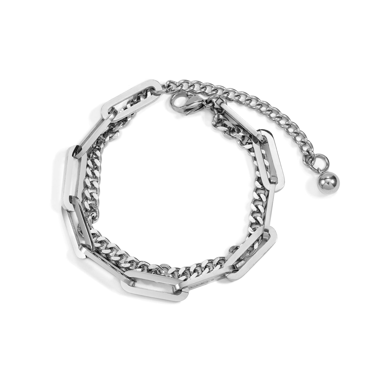 DOUBLE LAYER CHAIN BRACELET