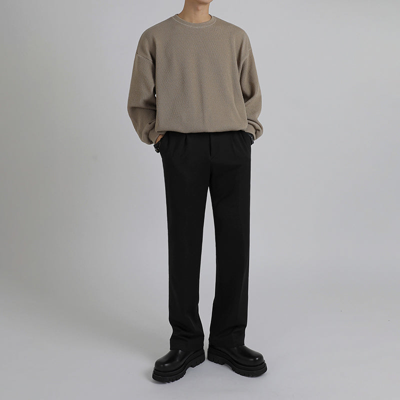 RT No. 3204 ROUND NECK SWEATER