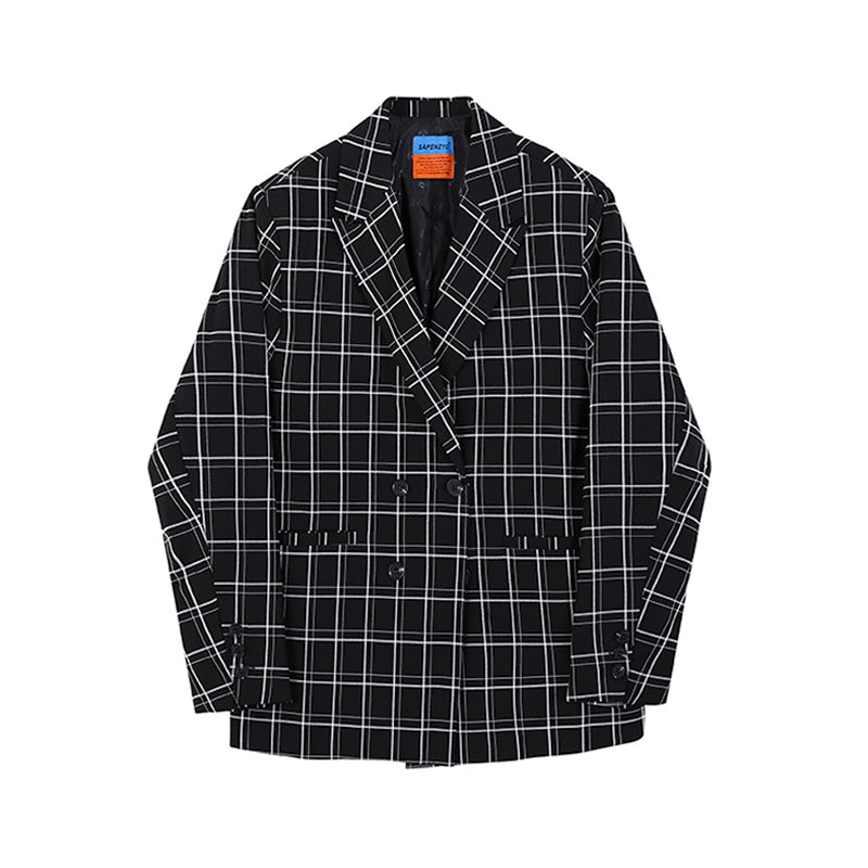 RT No. 1087 PLAID BLAZER