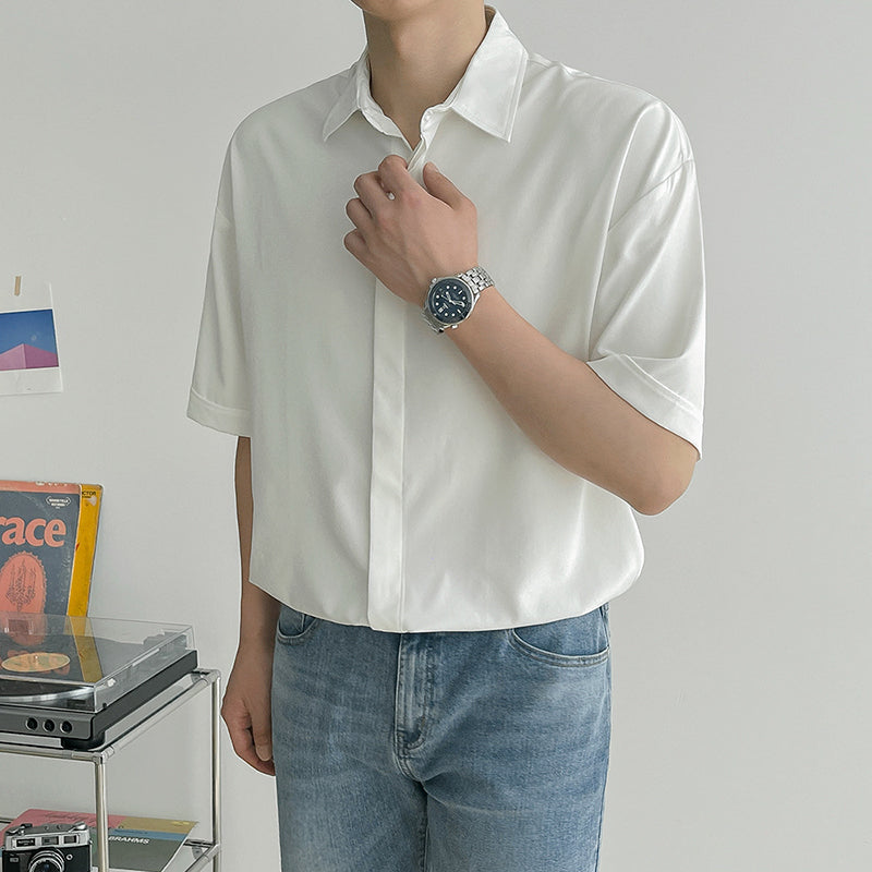 RT No. 4479 BUTTON-UP COLLAR SHIRT