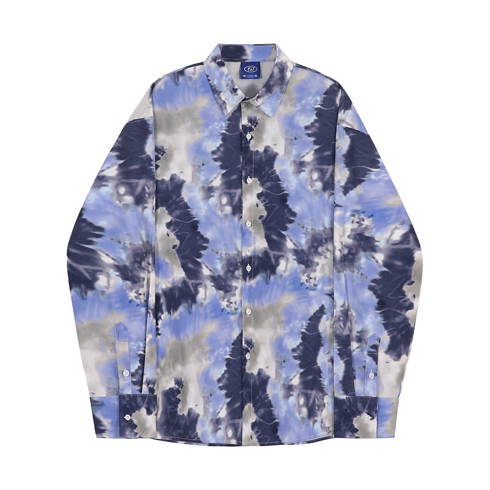 RT No. 1469 TIE DYED V-NECK SHIRT