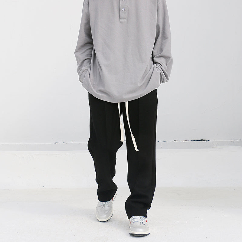 RT No. 1126 DRAWSTRING STRAIGHT SWEATPANTS