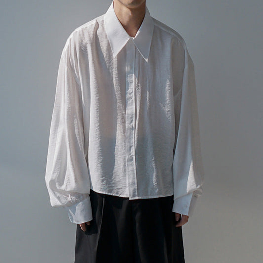 RT No. 2555 LOOSE LONGSLEEVE COLLAR SHIRT