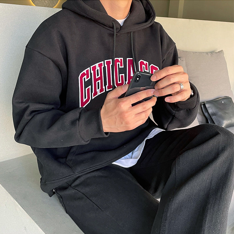 RT No. 4302 CHICAGO LETTERED HOODIE