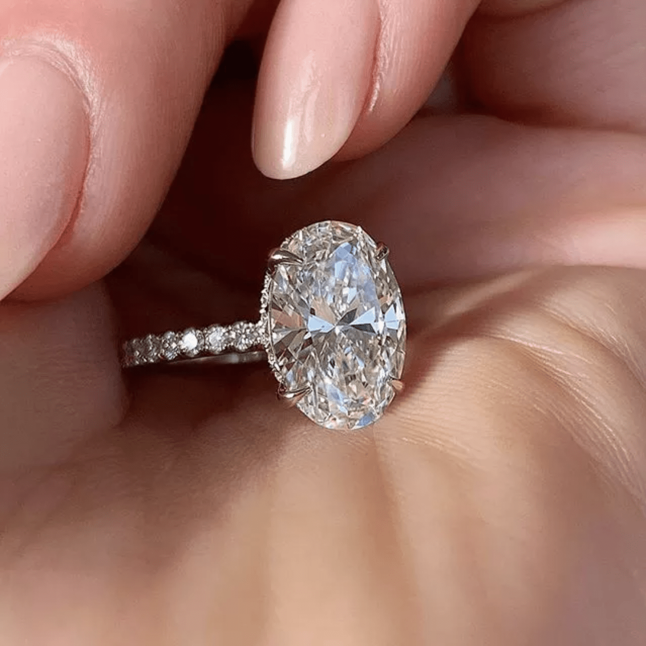 The Ivy Oval Cut Ring