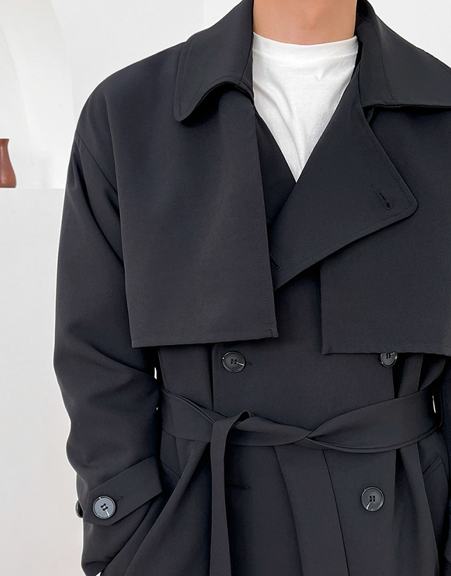 No. 4005 DUCKDOWN COLLAR BELT COAT JK