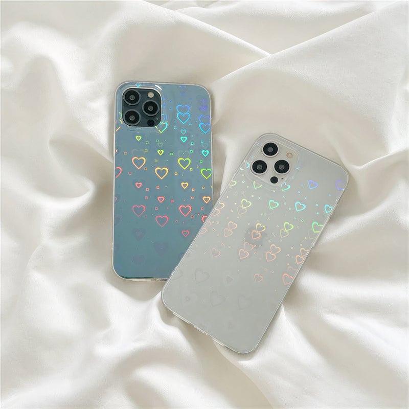 ® Holographic Hearts Case