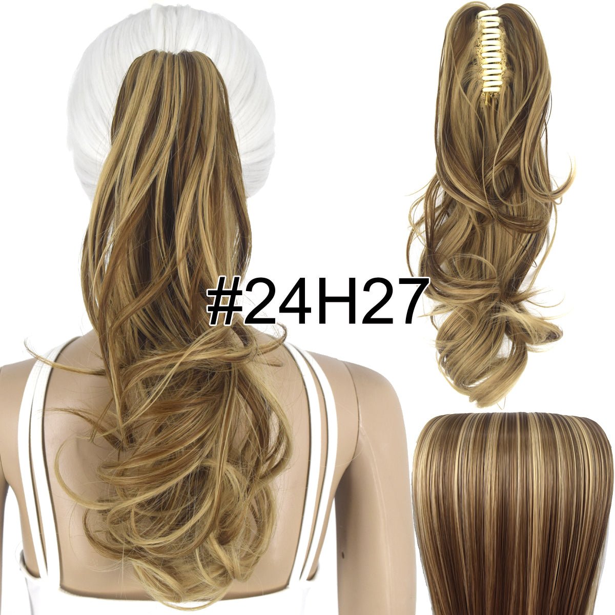 Wavy Claw Clip in Ponytail Hair Extensions