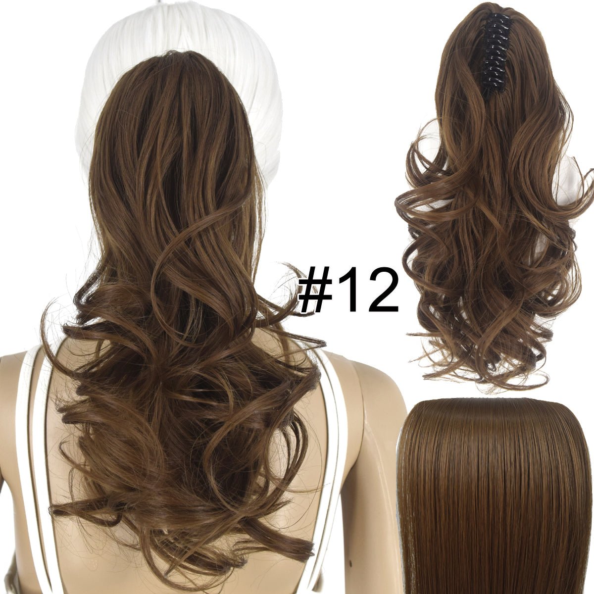 Wavy Claw Clip in Ponytail Hair Extensions