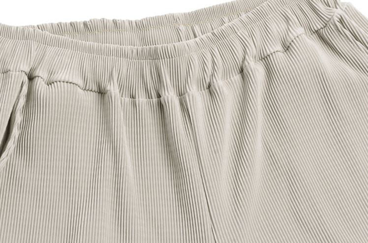 RT No. 4404 PLEATED WIDE STRAIGHT PANTS