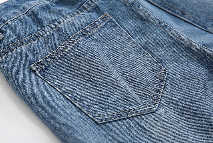 RT No. 4371 BLUE RECONSTRUCTED SLIM JEANS